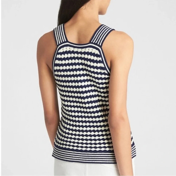 Gap Crochet Sweater Vest Tank Top, Medium - Picture 2 of 12